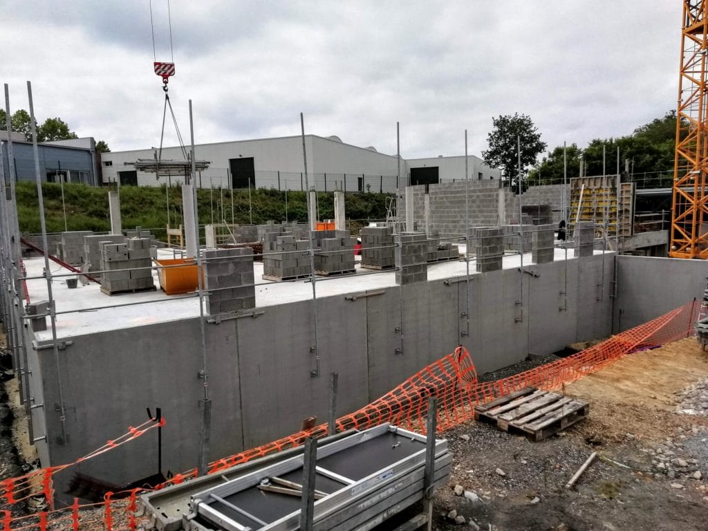 Avancée du nouveau bâtiment